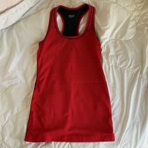 bebe sport - Red and Black Women’s Workout Tank Top - Size L